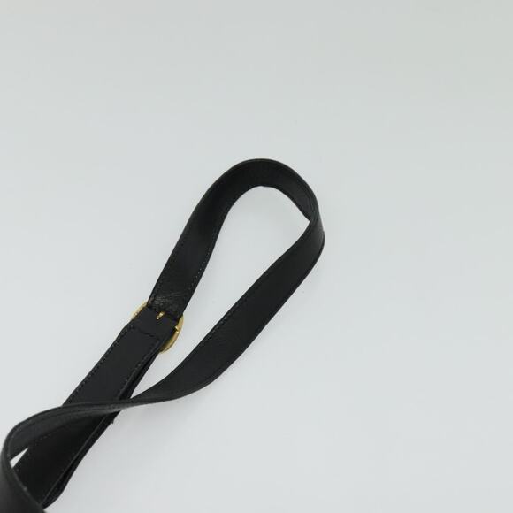 GUCCI Shoulder Bag Leather Black Gold - Picture 8 of 12